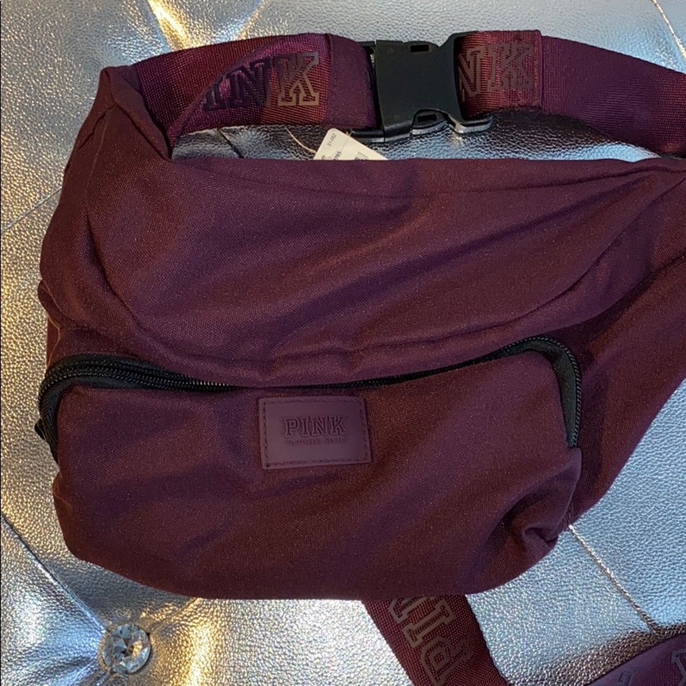 Burgundy , PINK fanny pack